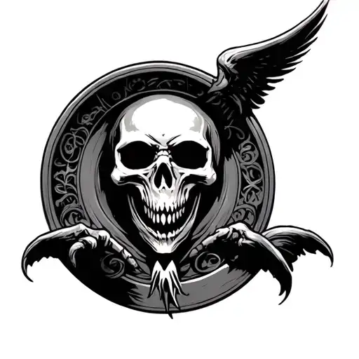 Reaper Death Seal tattoo design idea