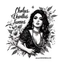 Cholas lyrics in hand tattoo design idea
