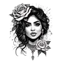 Cholas lyrics in hand tattoo design idea