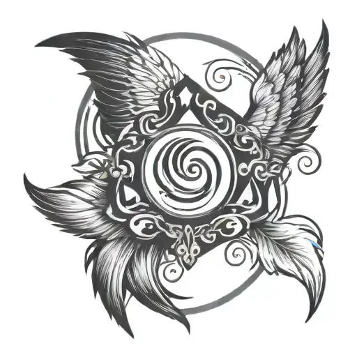 Adoption Symbol inside tattoo design idea