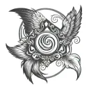 Adoption Symbol inside tattoo design idea