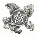 Adoption Symbol inside tattoo design idea
