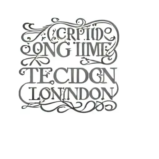 Script long time friends who lived in London loving techno, alcohol and drugs tattoo design idea
