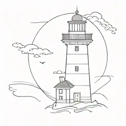 jose ignacio lighthouse tattoo design idea