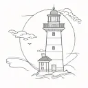 jose ignacio lighthouse tattoo design idea