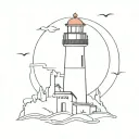 jose ignacio lighthouse tattoo design idea