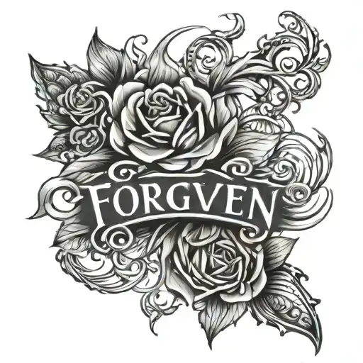 forgiven wrote tattoo design idea