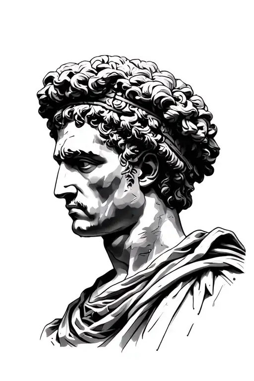 Julius Caesar tattoo design idea