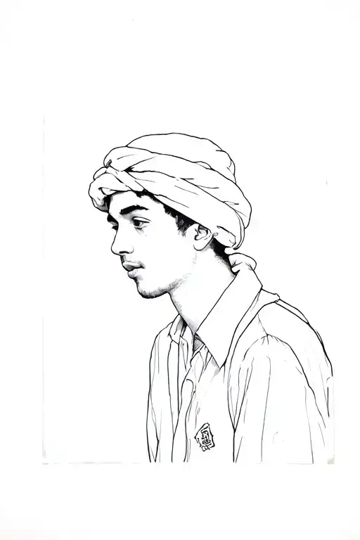 boy with the arab strap album tattoo design idea