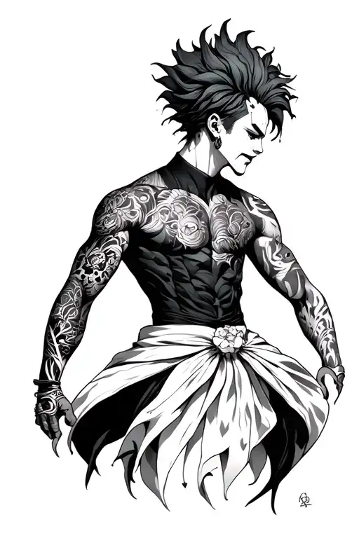 Hisoka tattoo design idea