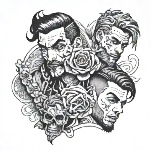 suicide boys tattoo design idea