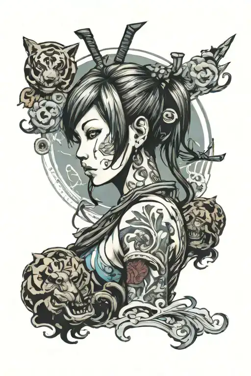 Borderlands 2 tattoo design idea