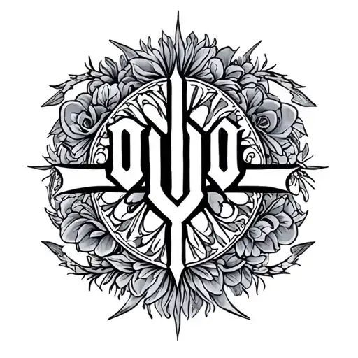 Two Word Ambigram Generator tattoo design idea