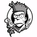 Bart tattoo design idea