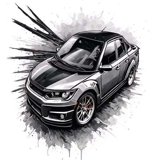 Fast And Furious tattoo design idea