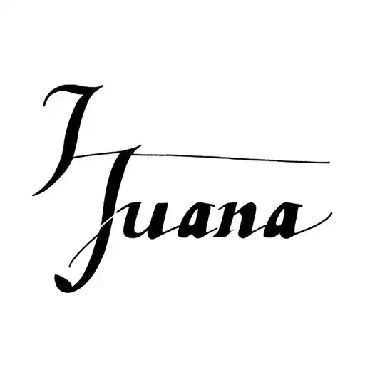 "Juana" 1946-2022 tattoo design idea