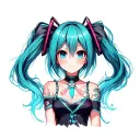 miku tattoo design idea