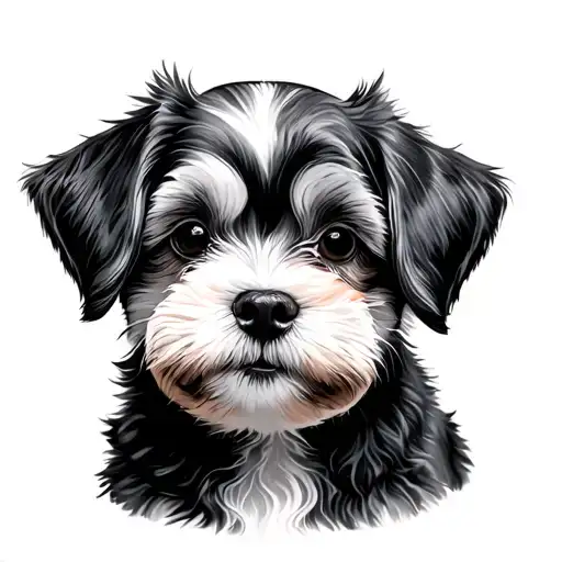 Cavoodle tattoo design idea