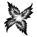 Galatians 6:9:"And let us not grow weary in doing good, for in due season we will reap, if we do not give up." with shar tattoo design idea