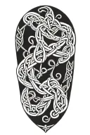 celtic knots tattoo design idea