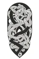 celtic knots tattoo design idea