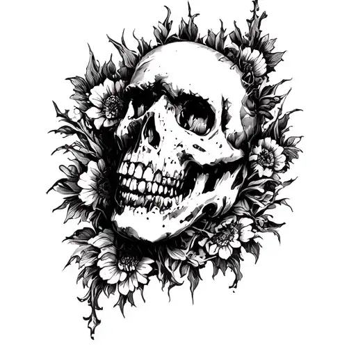 Frase que diga: dying without defection tattoo design idea