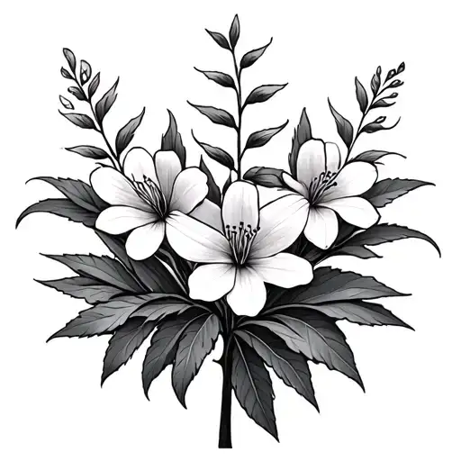 Fireweed tattoo design idea