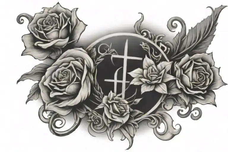 religious tattoo design idea