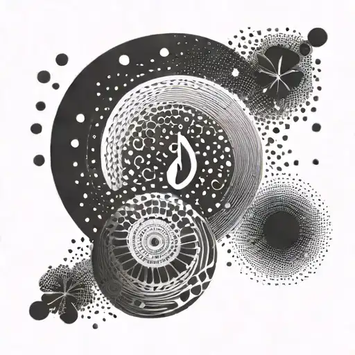 universal sound tattoo design idea