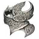 slave collar bone tattoo design idea