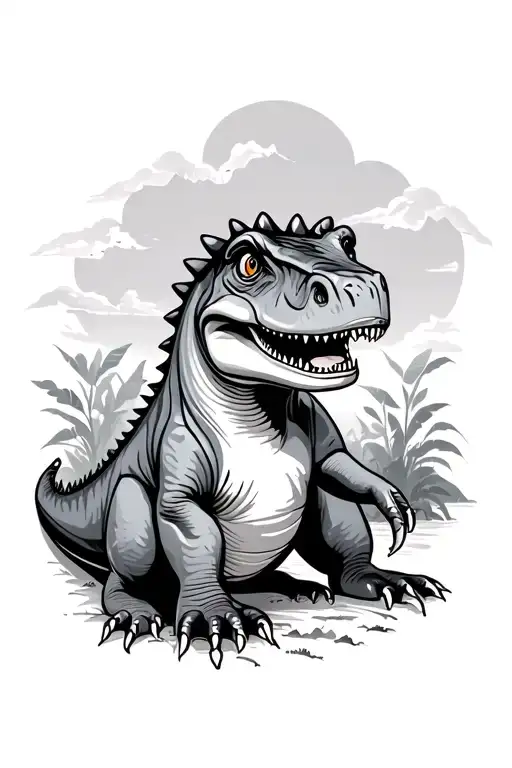 land before time tattoo design idea