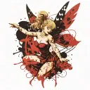 Tinkerbell tattoo design idea