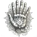 I'm the hand of God I'm the dark messiah I'm the vengeful one tattoo design idea