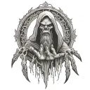 I'm the hand of God I'm the dark messiah I'm the vengeful one tattoo design idea