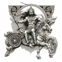 Mahabharat tattoo design idea