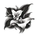 Calla Lily tattoo design idea