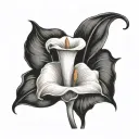 Calla Lily tattoo design idea