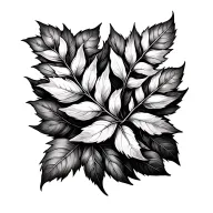 laurel leaf tattoo design idea