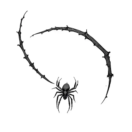 Coverup Spider Webs tattoo design idea