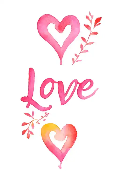 "Love" Autism tattoo design idea