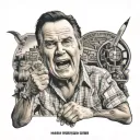 Norm Macdonald  tattoo design idea