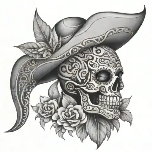Mexican american tattoo design idea