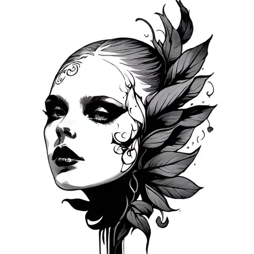 Submissive tattoo design idea