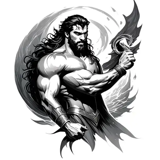 Aquaman tattoo design idea