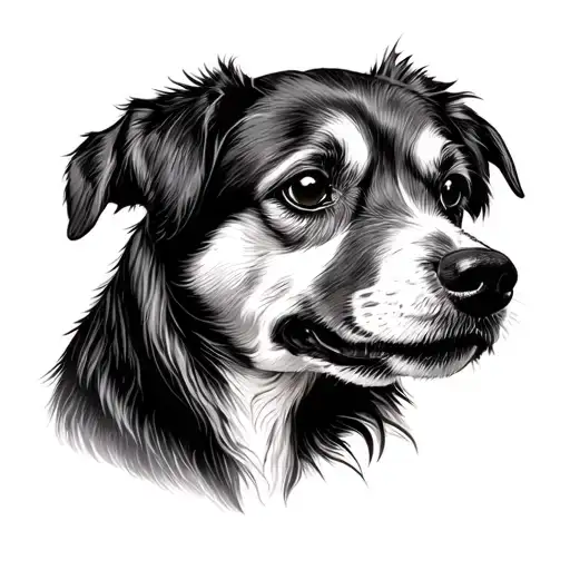 dog memorial tattoo tattoo design idea