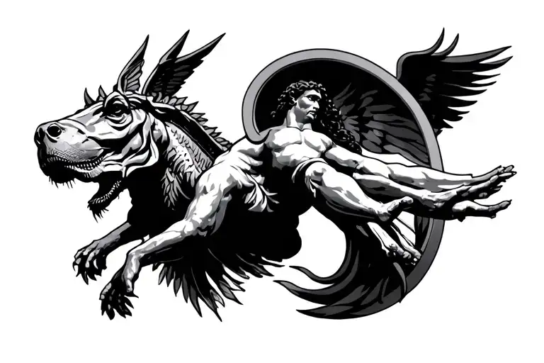 Ave Christus Rex tattoo design idea