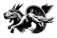 Ave Christus Rex tattoo design idea