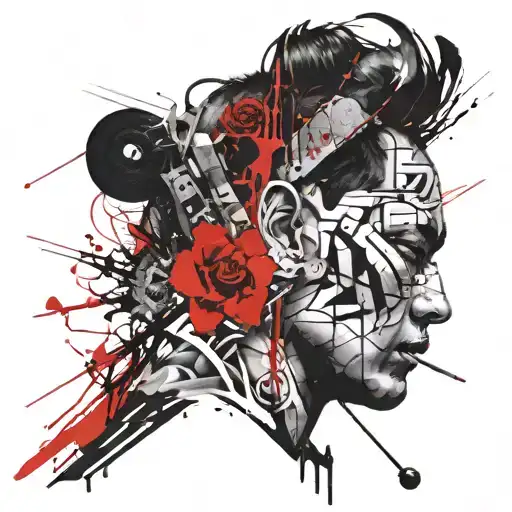 leone scorpione anima muay thay  tattoo design idea