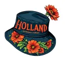 holland bucket hat tattoo design idea
