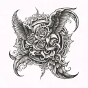 Matthew 19:6 tattoo design idea